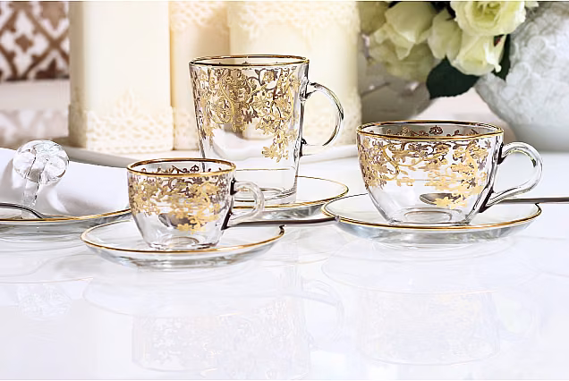Calabri-CN-Filiżanki do espresso ze spodkiem-zestaw 2 szt
