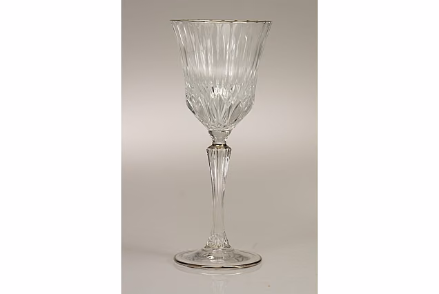 Eleganckie kieliszki do wody 280ml zdobione platyną ADAGIO PLATINUM-ADPB