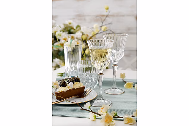 Kieliszki do wina 220ml zdobione platyną ADAGIO PLATINUM-ADPC