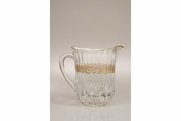 Kryształowy złocony dzbanek 1,5l CHarme-CHRO