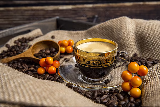 Volga Gold-VGH-filiżanki duże ze spodkiem