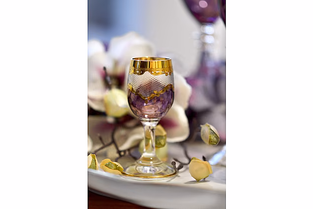 Kieliszki do wódki 35ml Bejrut Violet-BBE