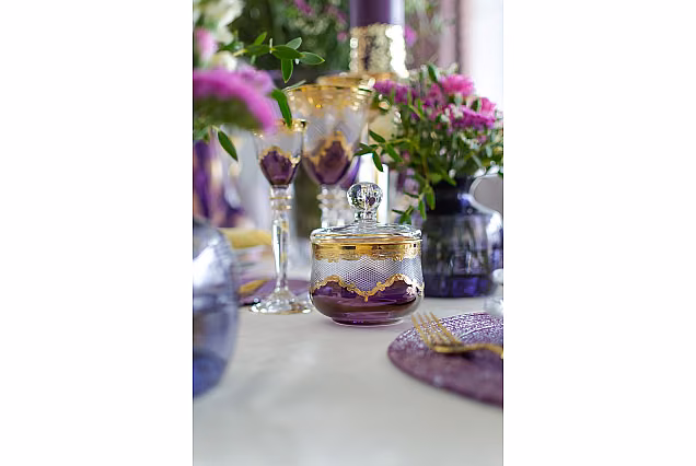 Śliczna cukierniczka Bejrut Violet-BBH
