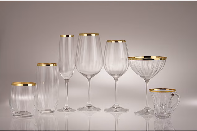 Faro Gold Optic-FGOB-kieliszki do wody 550ml