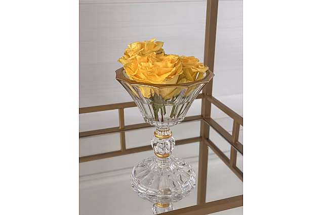 Marigold-ME-misa na nodze śr 15cm ze złotym rantem