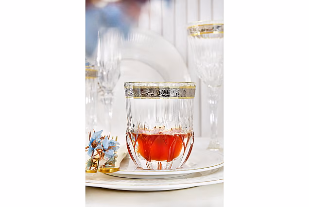 Eleganckie szklanki do whisky zdobione Palermo Crystal-PCE
